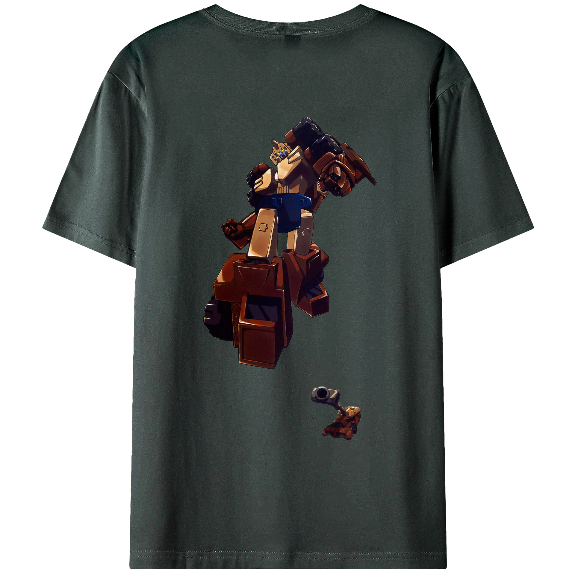 （画像用）  綿100％ メンズ半袖Tシャツ（バックプリント） 通気性